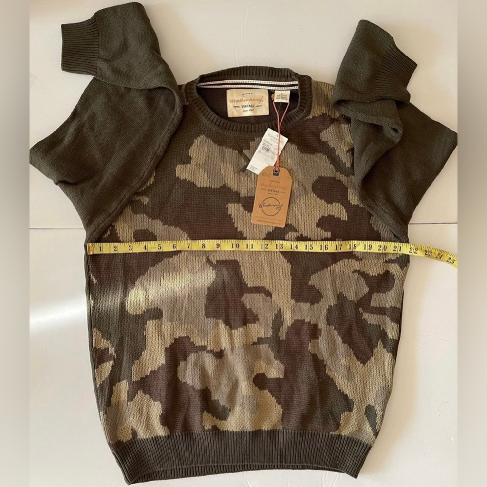 NWT men's sweater/pullover Weatherproof Vintage (L) MSRP $90